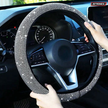 Rhinestone Shiny Steering Cover