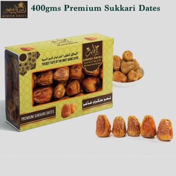 400G Sukkari Dates – Soft & Caramel-Like