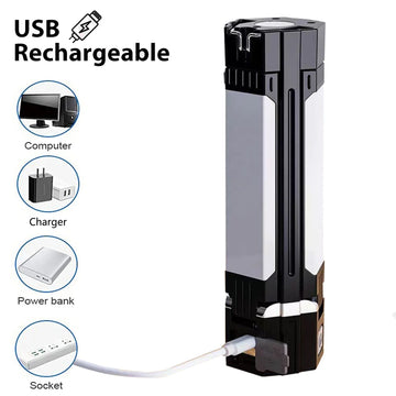 Magnetic Camping 5in1 Torch and Powerbank