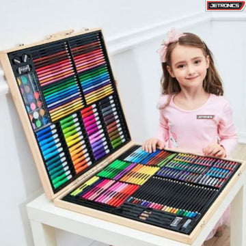 180 pcs Wooden Color Set