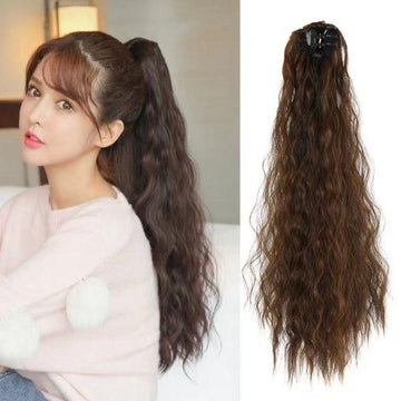 Natural Brown Color Hair Extension