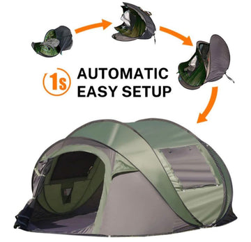 Easy Pop Up Tents Automatic 4-6 Tent