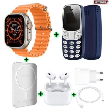 Smart Watch + Mobile + Earbuds + Power Bank