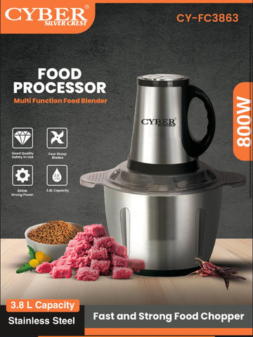 Cyber 3L Stainless Steel Meat Grinder