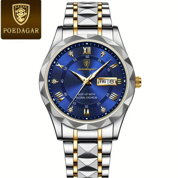 Poedagar Global 3D Stainless Steel Watch