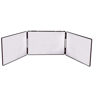 Foldable 3 Side Back View Mirror