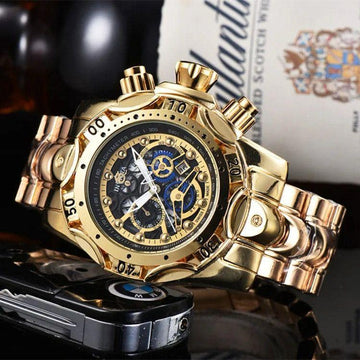 Invista Skeleton Big Dial Fashion Watch