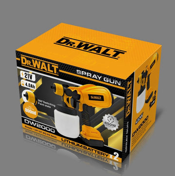 DrWalt Paint Sprayer with 2 Batteries