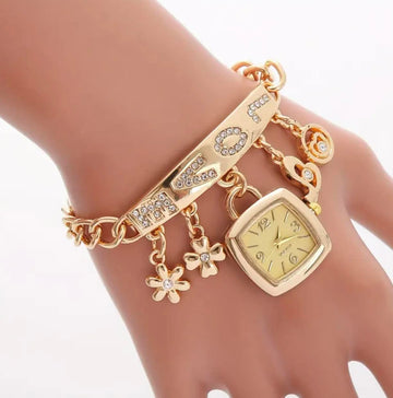 Love Lock Bracelet with Watch
