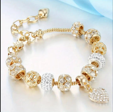 Golden Beautiful Sparkling Bracelet